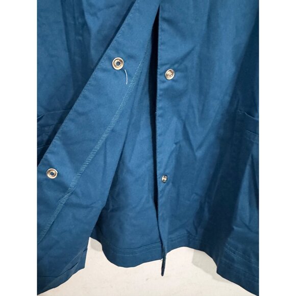 Bring It On Womens Teal Blue Button-Front Jacket 3X Cotton Blend Made In Mexico - Picture 5 of 10
